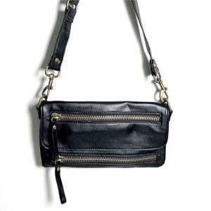 Hollywood Intuition by Jaye Hersh Leather Adjustable Crossbody Purse